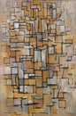 Tableau no. 1, 1913 painting by Piet Mondrian